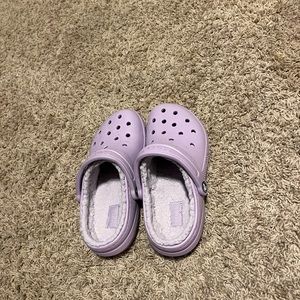 Fluffy crocs
